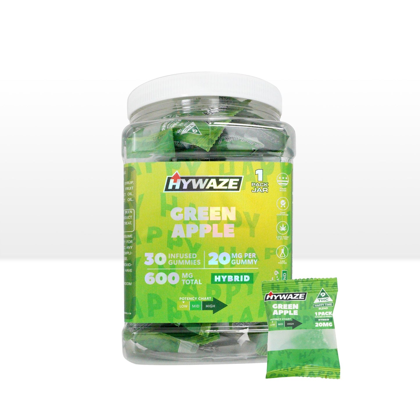 HYWAZE Premium Gummies Delta-9 THC Fruit Flavors