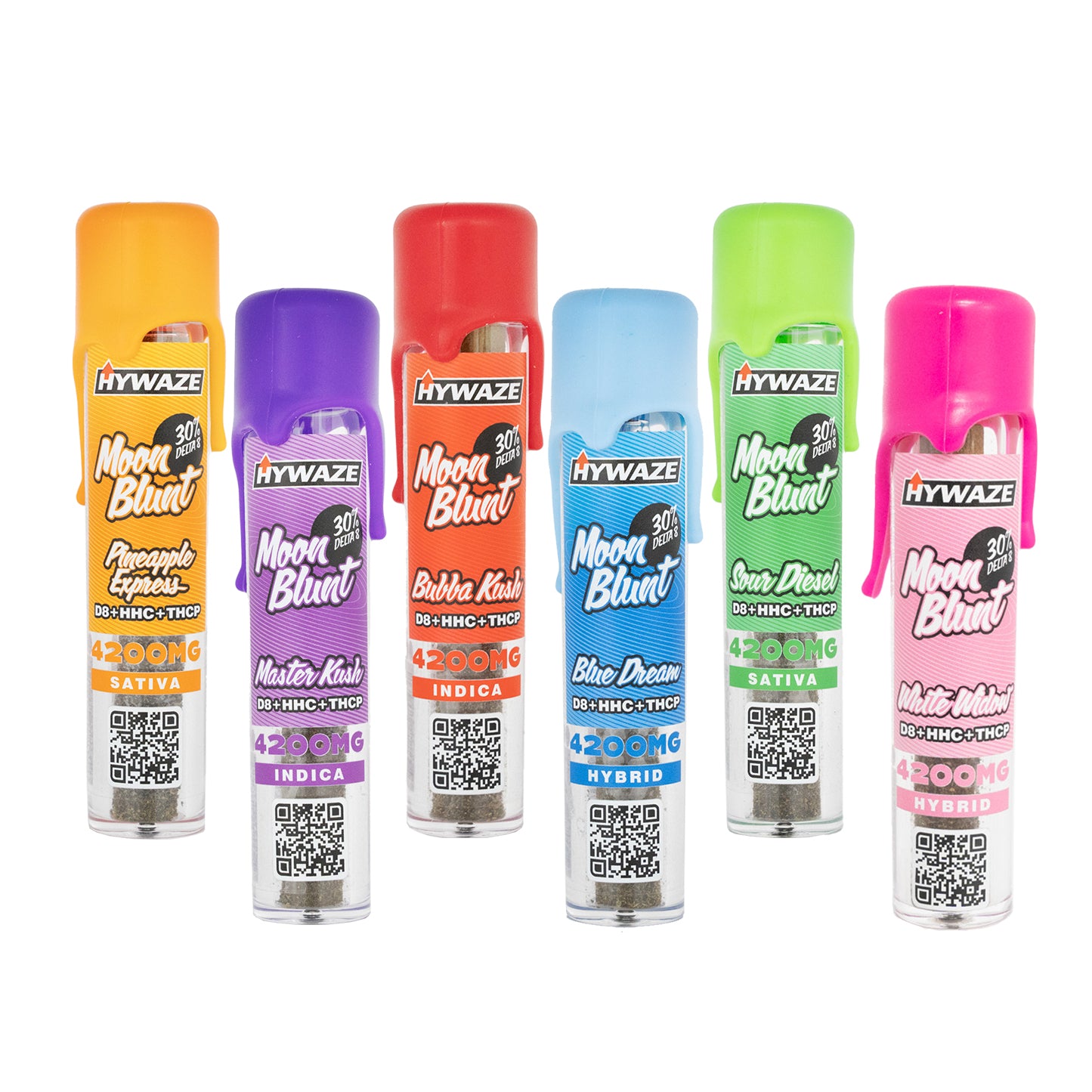 HYWAZE Moon Blunts D8+HHC+THCP (24 Units/Display)