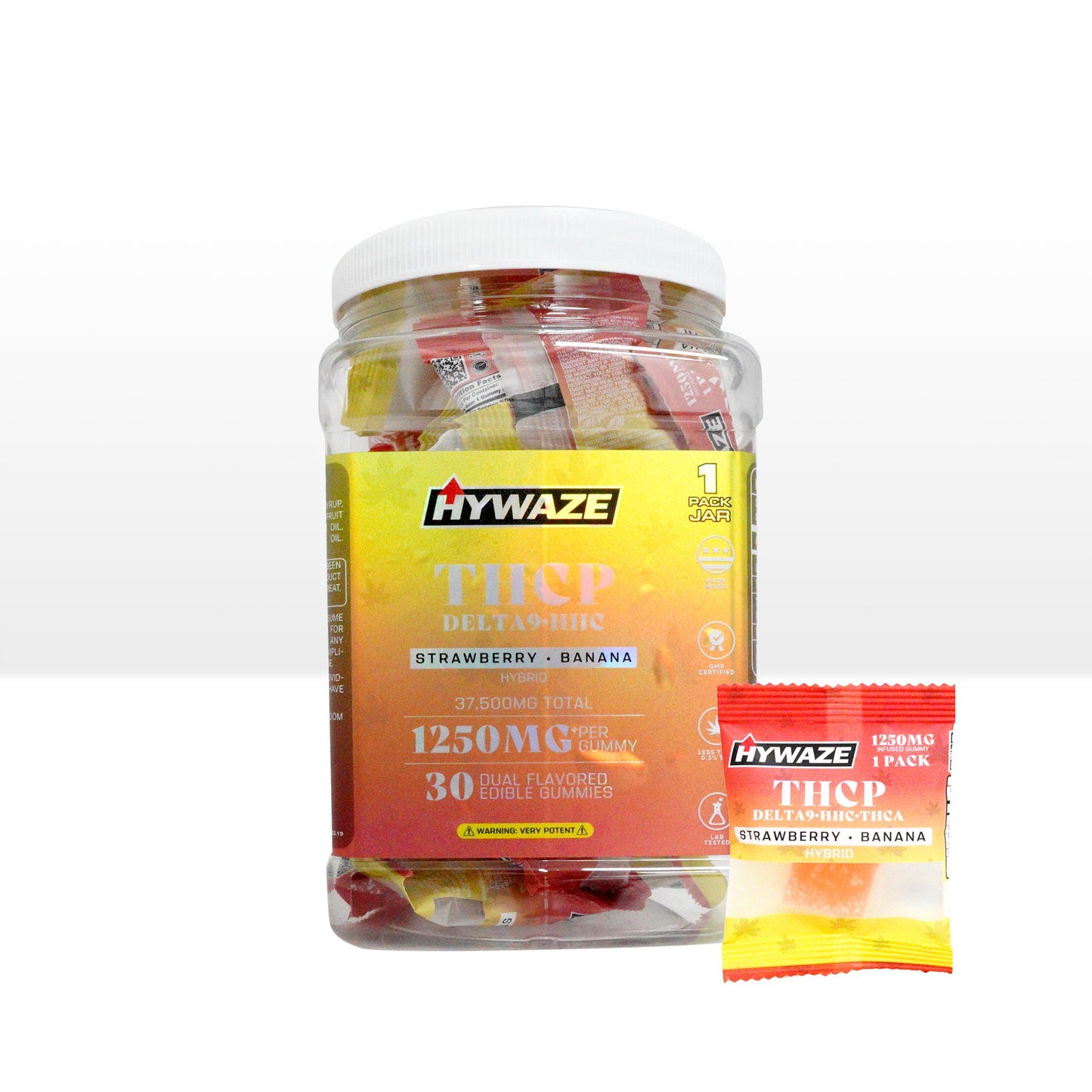 Dual Gummies THCP-D9-HHC1250MG