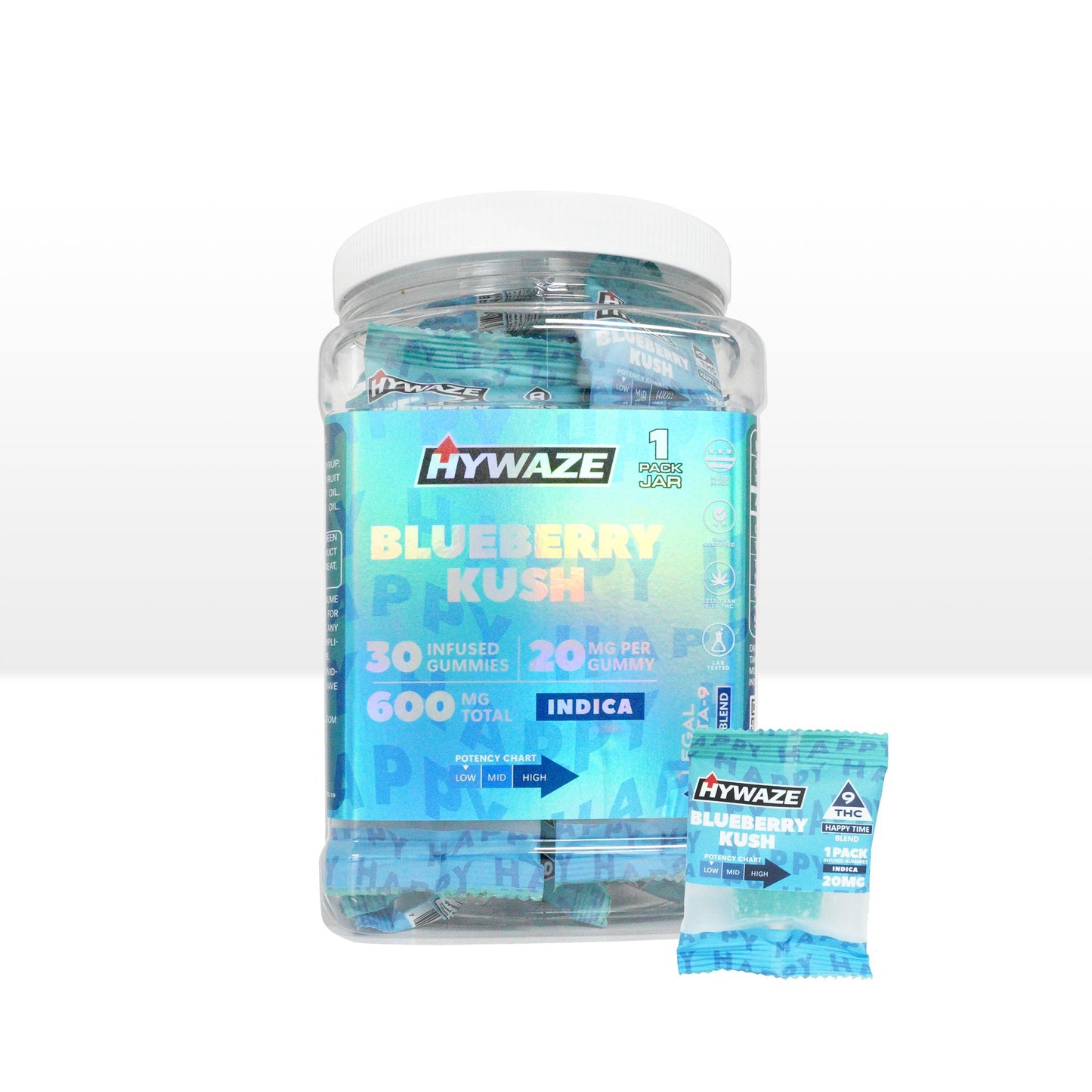 HYWAZE Premium Gummies Delta-9 THC Fruit Flavors