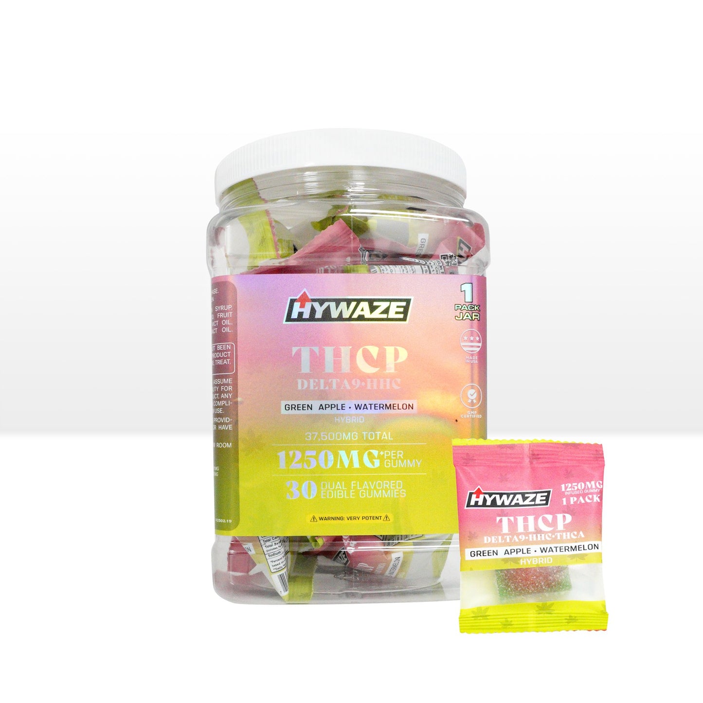 Dual Gummies THCP-D9-HHC1250MG