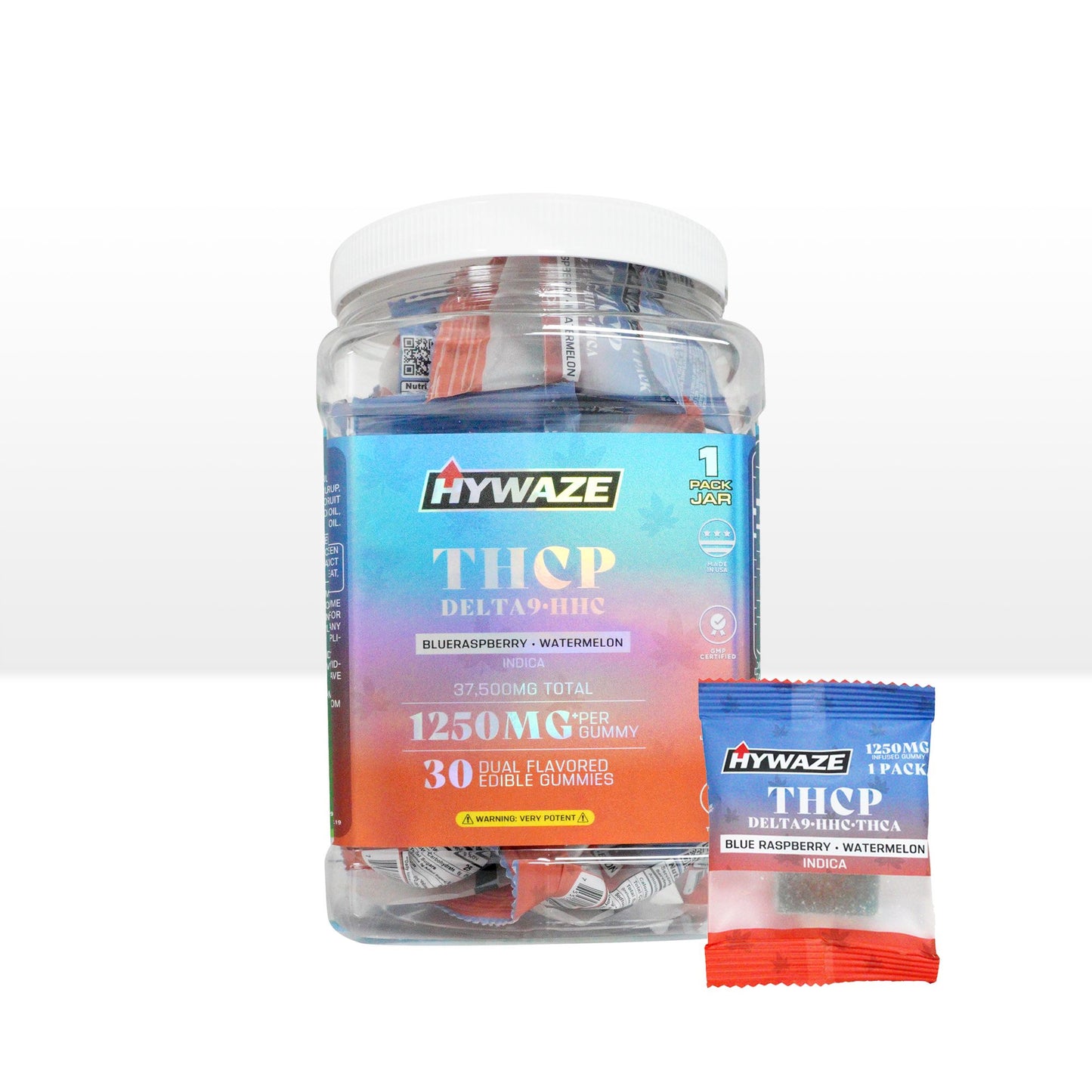 Dual Gummies THCP-D9-HHC1250MG