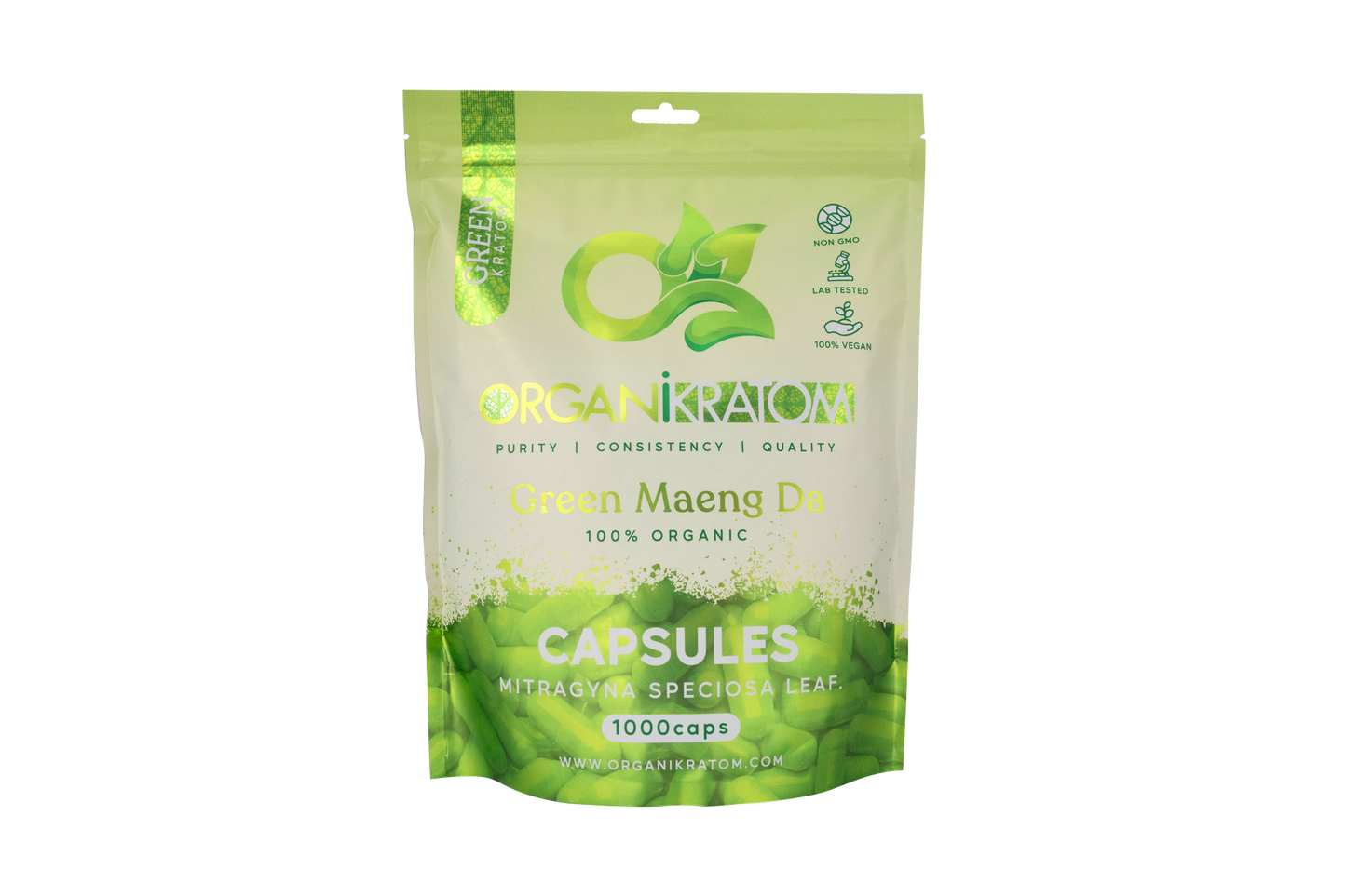 ORGANIKRATOM Capsules - Green Strain