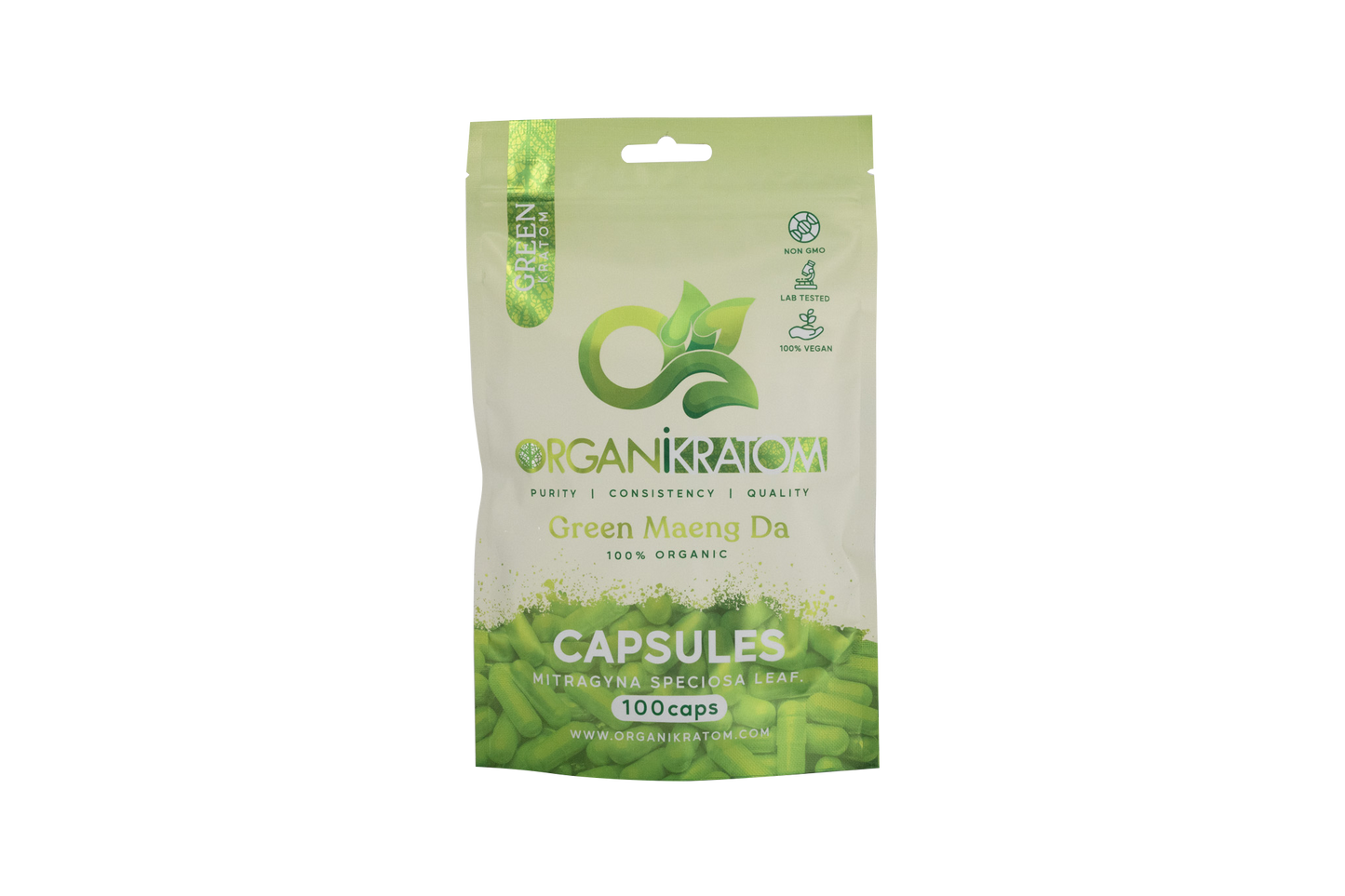ORGANIKRATOM Capsules - Green Strain