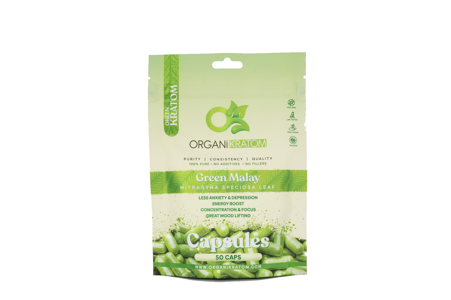 ORGANIKRATOM Capsules - Green Strain