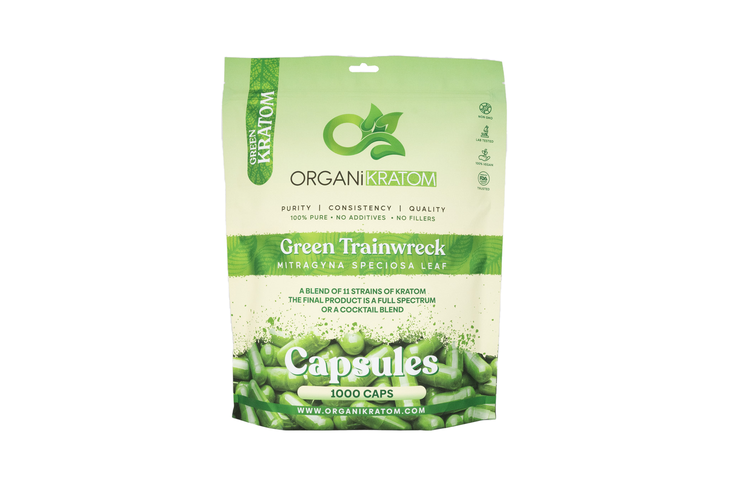 ORGANIKRATOM Capsules - Green Strain