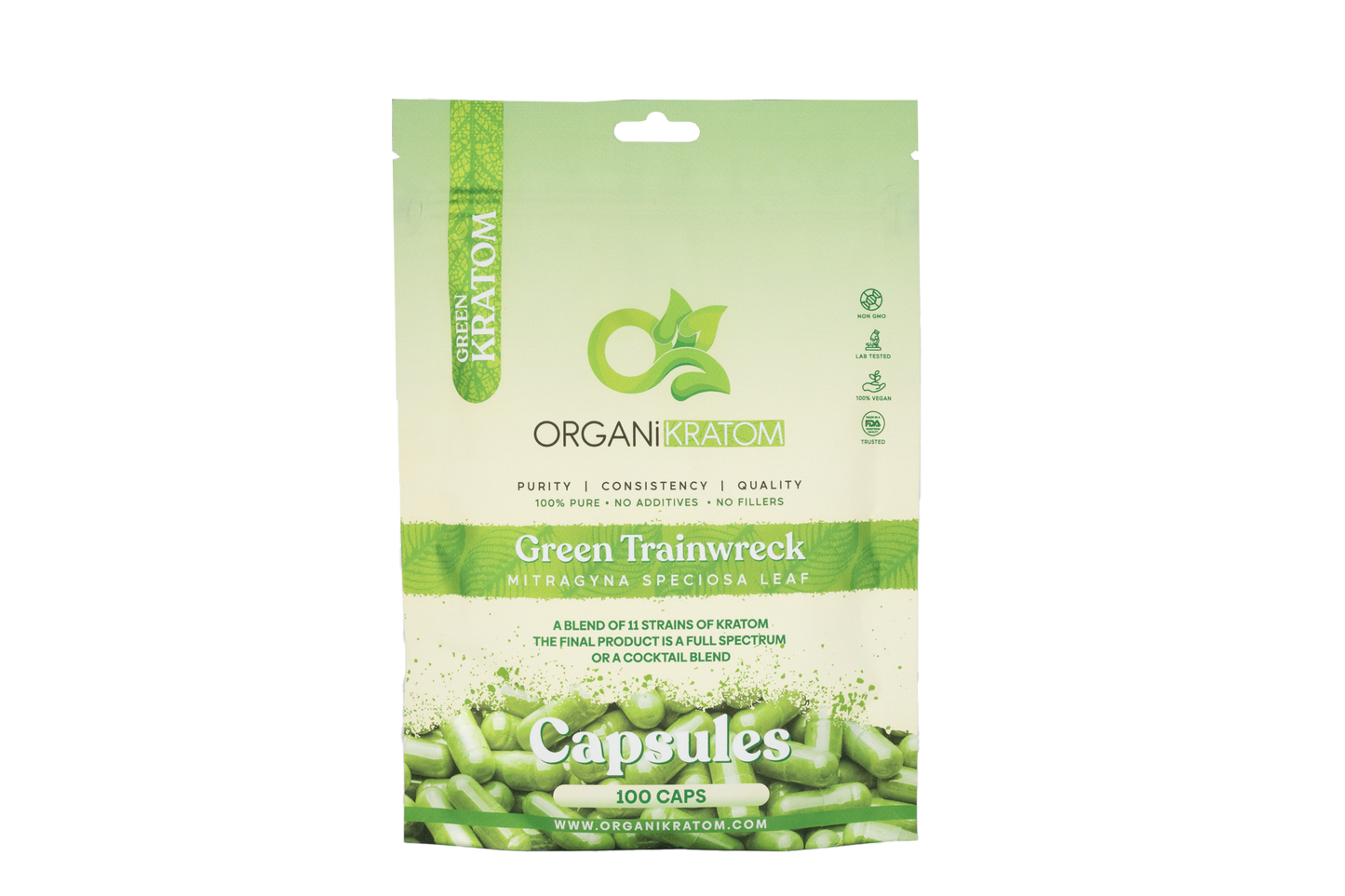ORGANIKRATOM Capsules - Green Strain