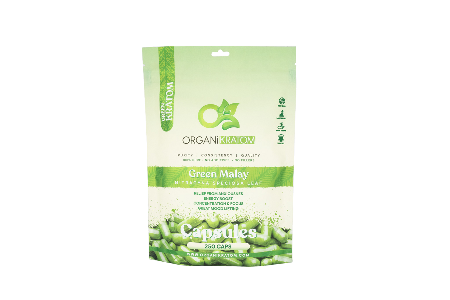 ORGANIKRATOM Capsules - Green Strain