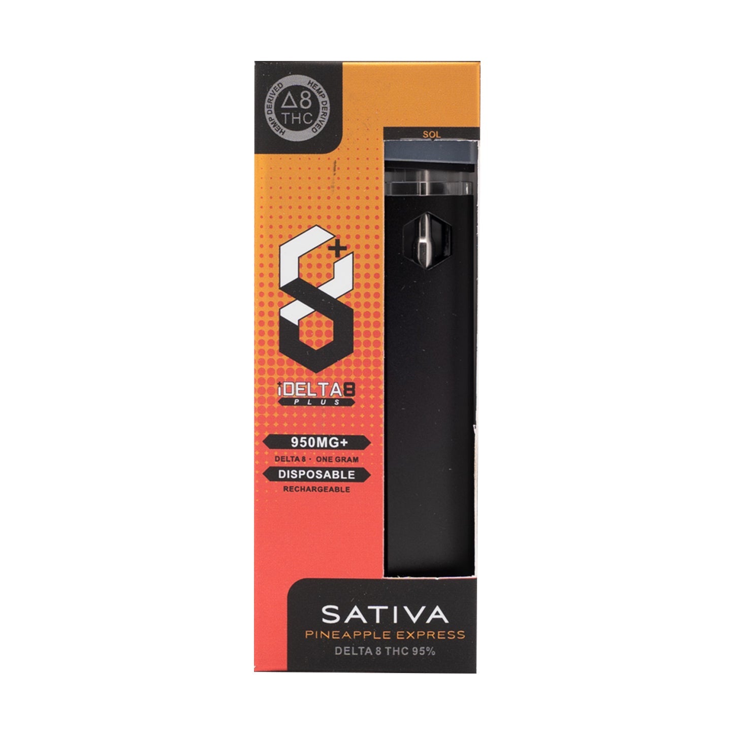 iD8+ Delta 8 THC Vape Disposable 1000mg