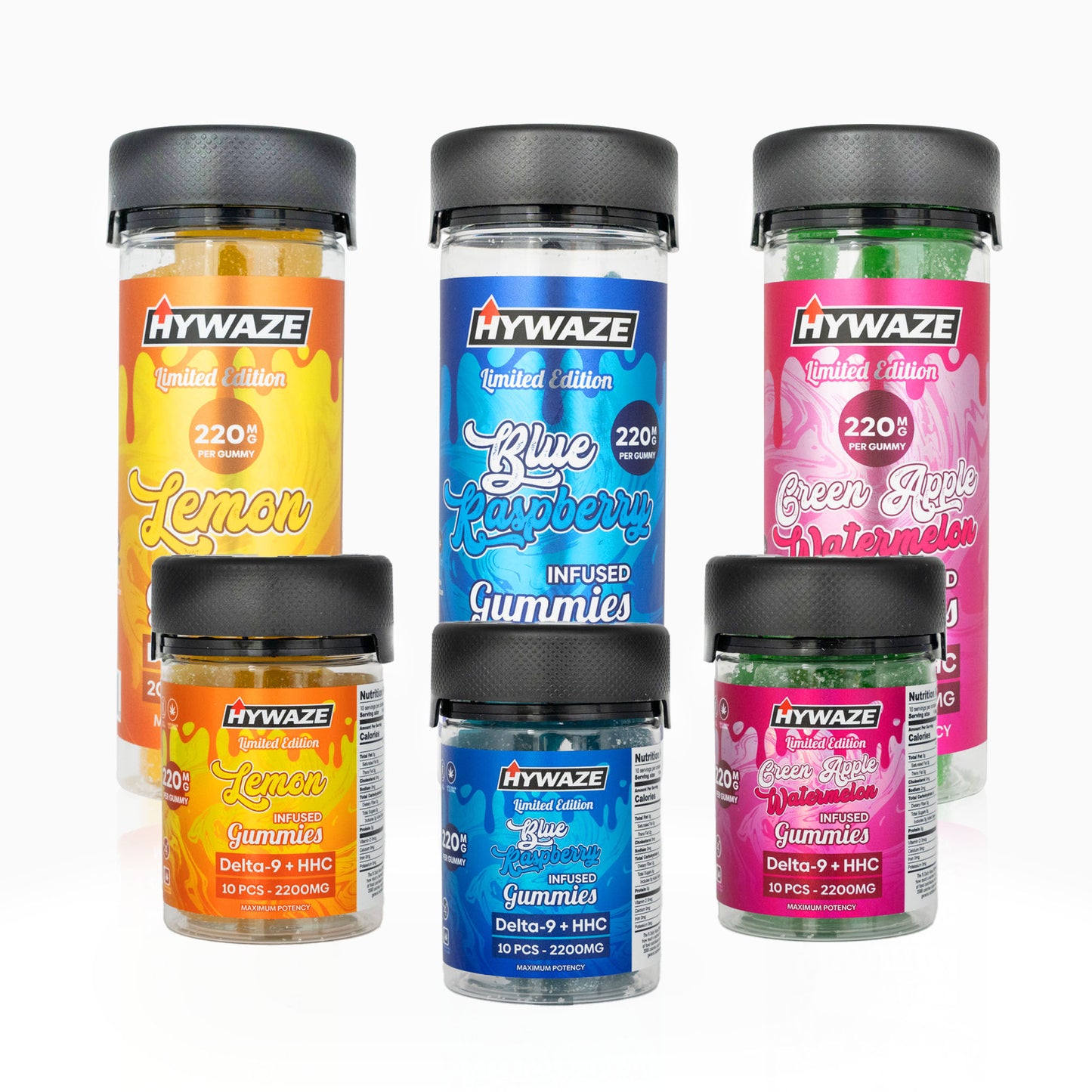 HYWAZE Maximum Potency Gummies Delta-9+HHC 220MG