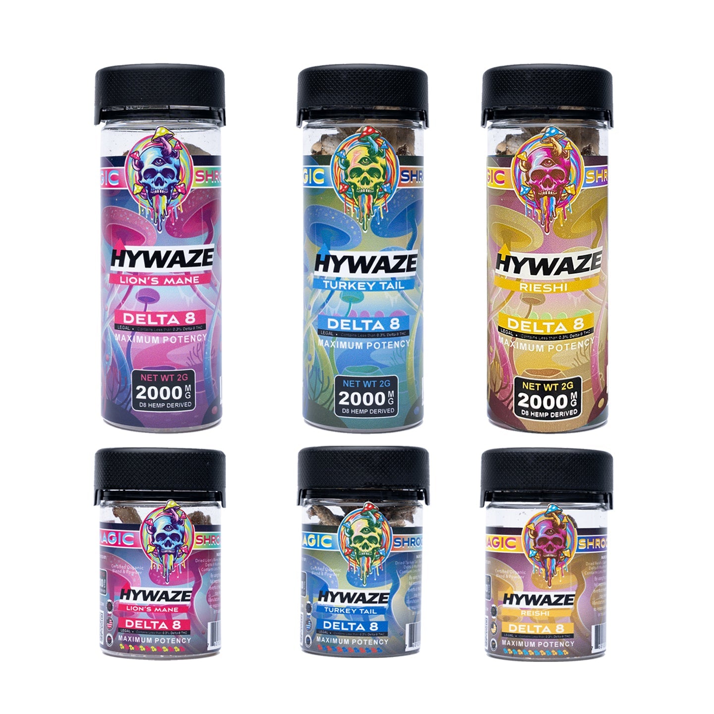 HYWAZE Delta8 Magic Shrooms 1000mg / 2000mg