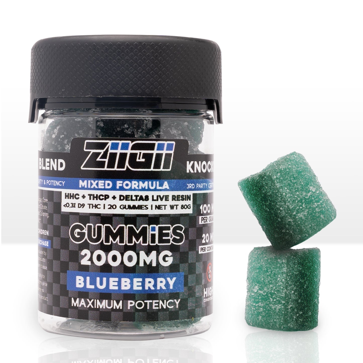 ZiiGii Mixed THCP+HCC+Delta 8 THC Gummies