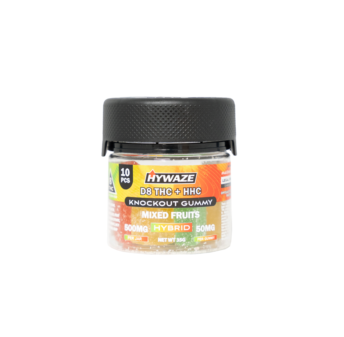 HYWAZE Knockout Gummy D8 THC+HHC 50mg