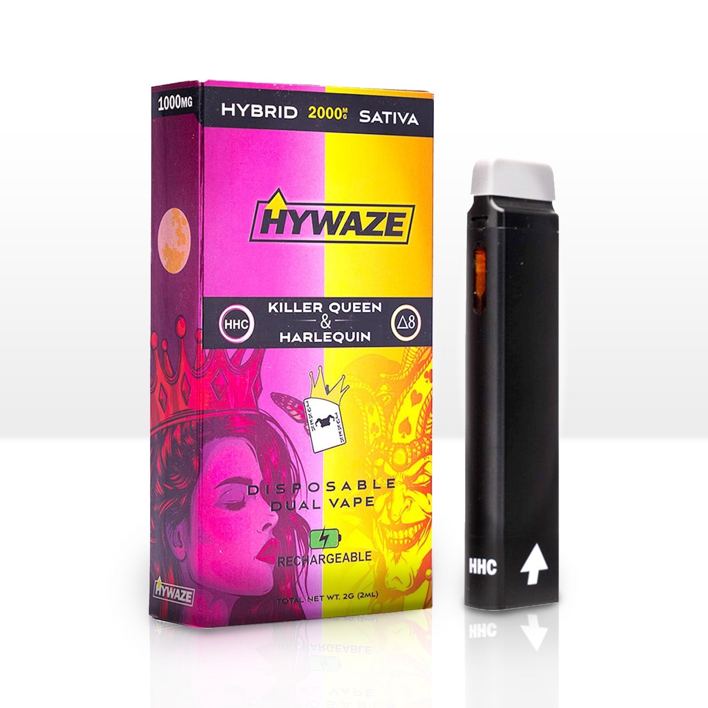 HYWAZE HHC+D8 2000mg Dual Disposable