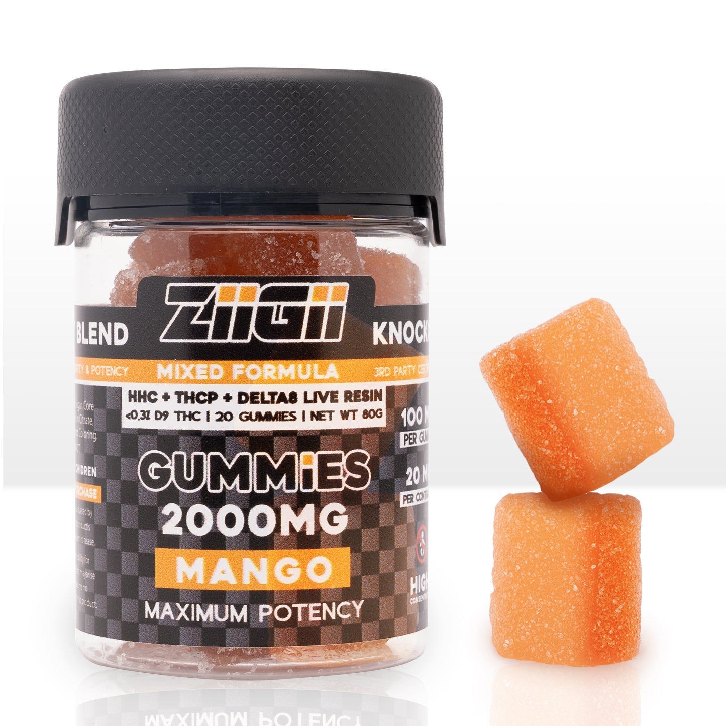 ZiiGii Mixed THCP+HCC+Delta 8 THC Gummies
