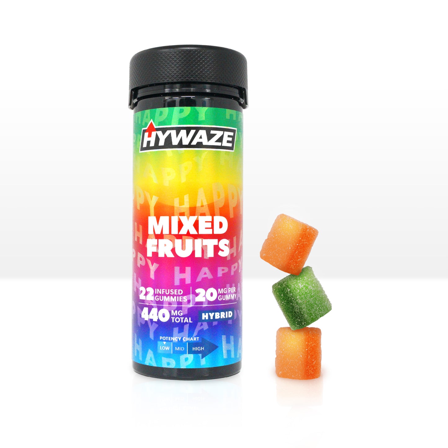 HYWAZE Premium Gummies Delta-9 THC Fruit Flavors (NEW PACKAGING)