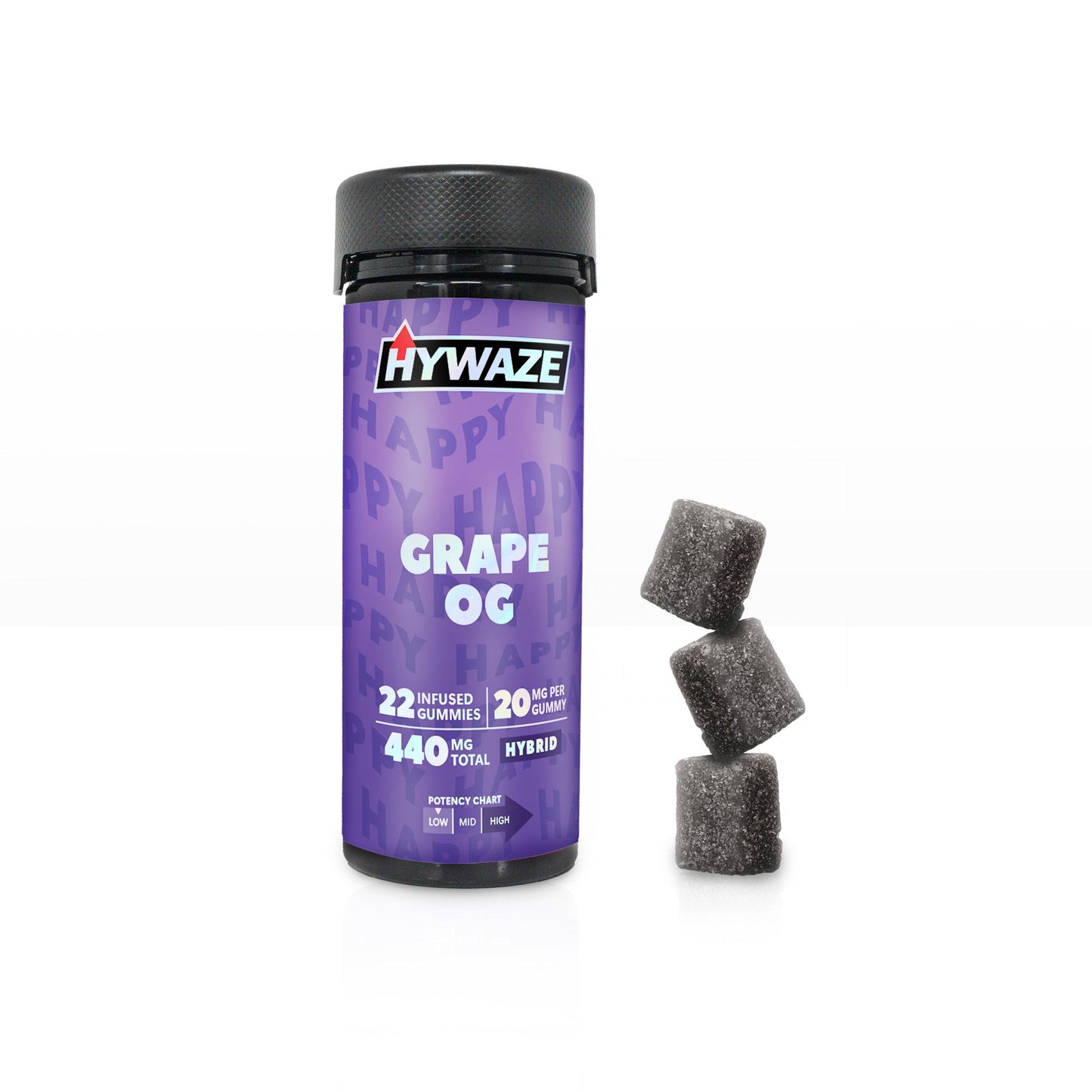 HYWAZE Premium Gummies Delta-9 THC Fruit Flavors (NEW PACKAGING)