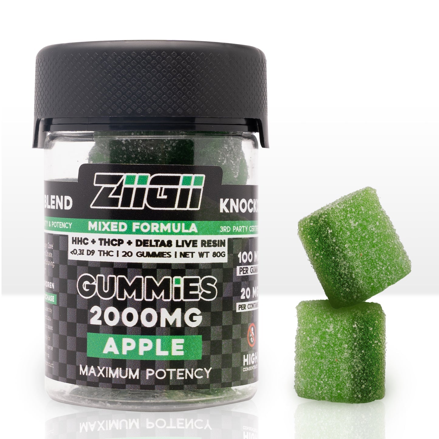 ZiiGii Mixed THCP+HCC+Delta 8 THC Gummies
