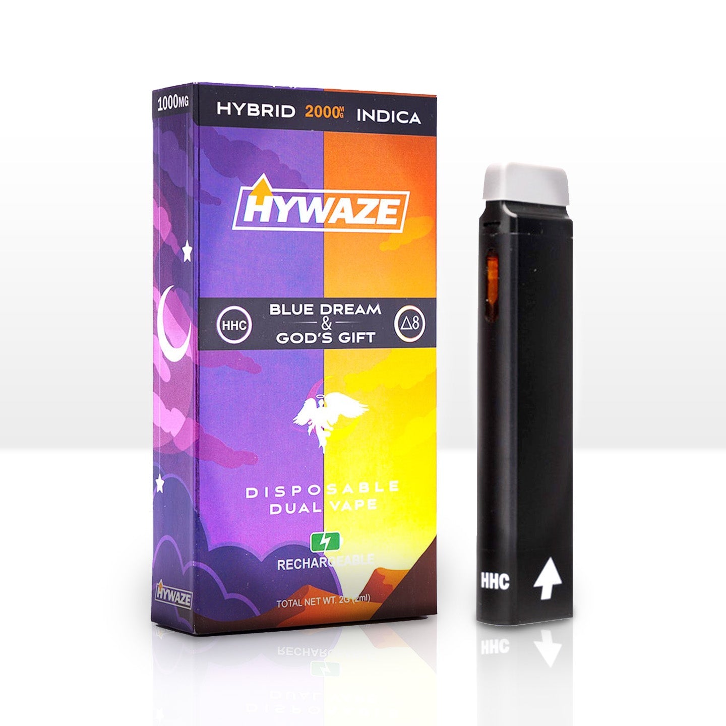 HYWAZE HHC+D8 2000mg Dual Disposable